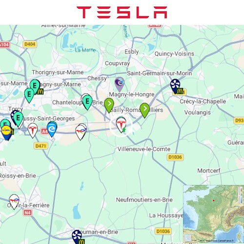 5040 - Tesla - Bailly-Romainvilliers (Tesla Center Paris-val d'Europe)