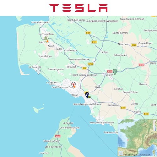 4866 - Tesla - Vaux-sur-Mer (Grand Frais)