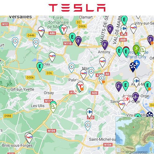 2702 - Tesla - Villebon-Sur-Yvette (CC Auchan)