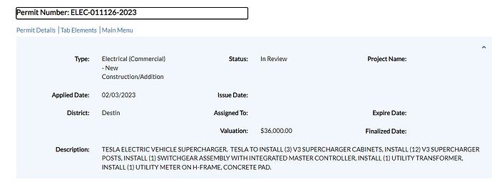 Destin Supercharger Permit